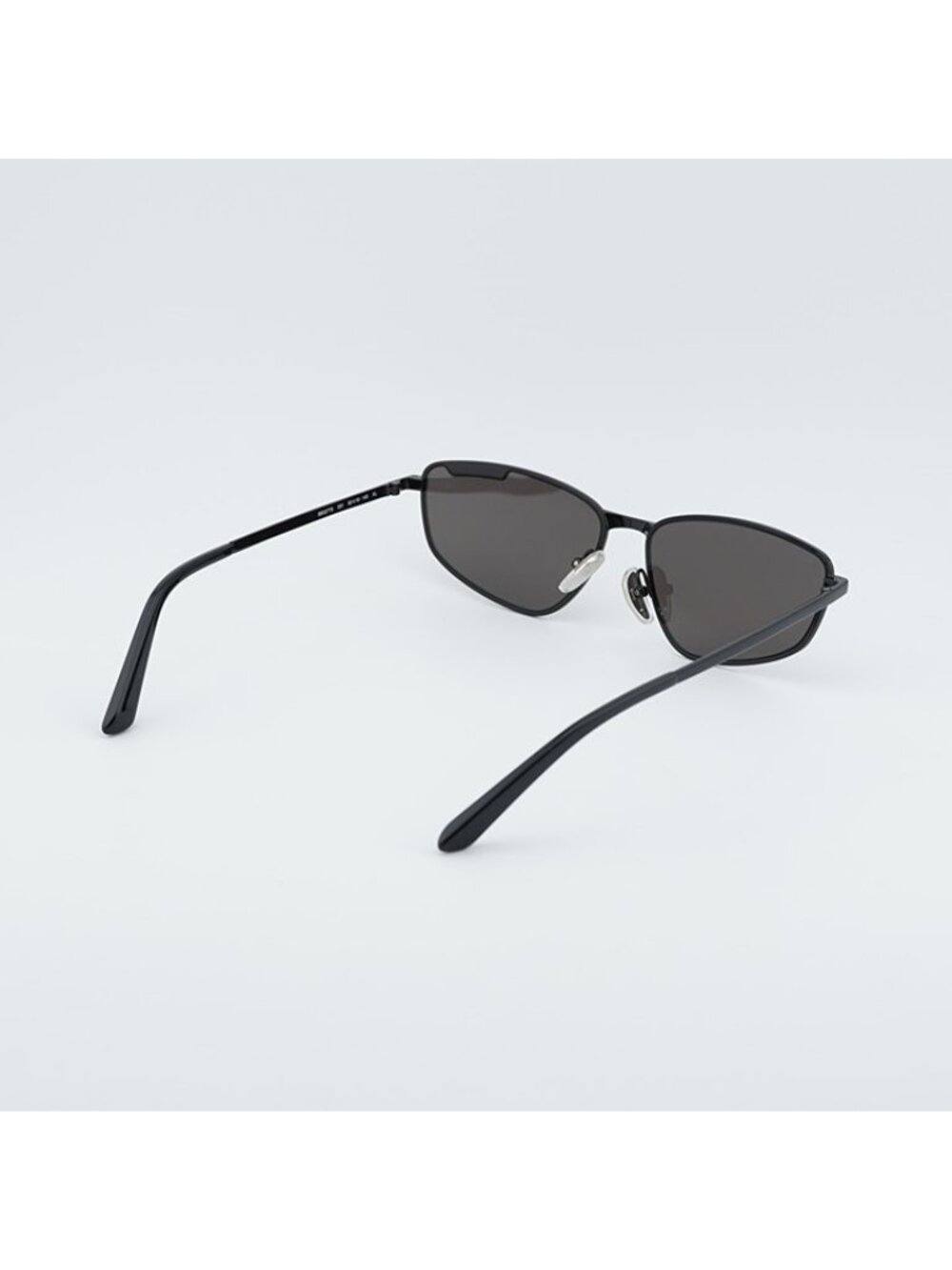 Balenciaga BB0277S 001 Unisex Sunglasses Black Rectangle Frame, Grey Lenses - Picture 5 of 11